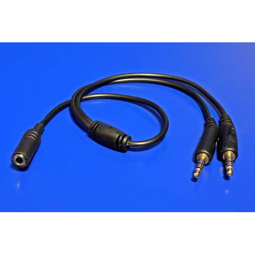 Rozdvojka z 1x 3.5mm Jack (F) na 2x 3.5mm Jack (M)