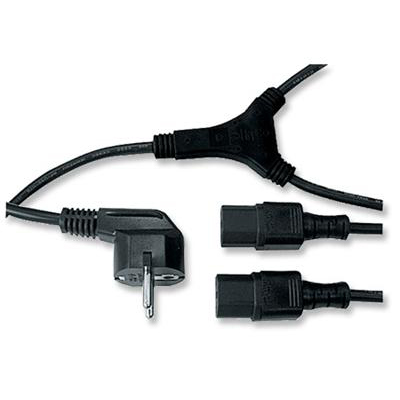 Napájecí kabel CEE7/7 - 2x C13