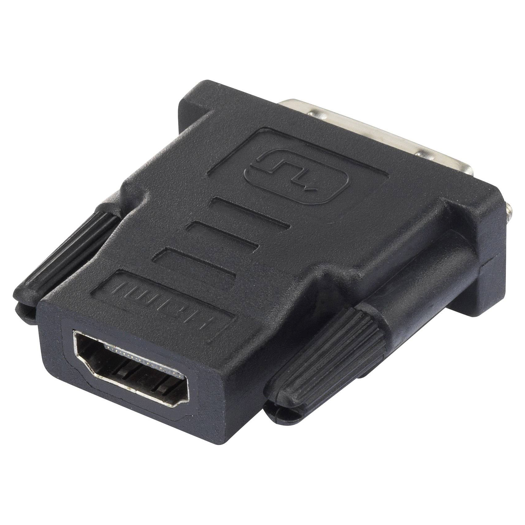 Ukázka redukce DVI na HDMI ze zadní části